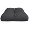 vidaXL Coussin de palette noir 70x40x12 cm tissu