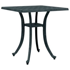 vidaXL Table de jardin vert 53x53x53 cm aluminium coul&eacute;
