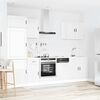 vidaXL Ensemble de 7 meubles de cuisine "Porto" en bois d'ing&eacute;nierie blanc brillant
