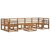 vidaXL Ensemble de canap&eacute;s d'ext&eacute;rieur 8 pcs Naturel