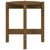 vidaXL Table basse Marron miel Ø 42,5x45 cm Bois massif de pin