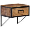 vidaXL Table de chevet 40x35x40 cm bois de manguier massif