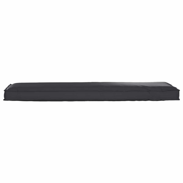 vidaXL Coussin Noir 140 x 40 x 8 cm Tissu Oxford