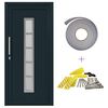 vidaXL Porte Frontale Anthracite 98 x 208 cm PVC