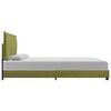 vidaXL Cadre de lit sans matelas vert tissu 140x200 cm