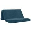 vidaXL Canap&eacute;-lit pliable 160 x 67 x 45 cm Bleu