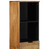 vidaXL Armoire salle de bain marron 38x33x160 cm bois massif manguier