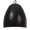 vidaXL Lampe suspendue industrielle 25 W Noir Rond 42 cm E27