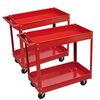 vidaXL Chariots &agrave; outils pour atelier 2 pcs 100 kg 2 &eacute;tag&egrave;res