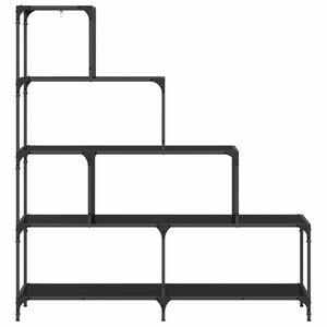 vidaXL Biblioth&egrave;que 4 niveaux 139 x 33,5 x 149 cm Bois d'ing&eacute;nierie