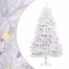 vidaXL Sapin de No&euml;l artificiel 300 LED PVC et Acier Blanc
