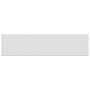 vidaXL Appui de fen&ecirc;tre Blanc 60 x 20 x 4,5 cm PVC