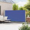 vidaXL Auvent lat&eacute;ral r&eacute;tractable de patio 180x500 cm Bleu