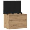 vidaXL Banc de rangement ch&ecirc;ne artisanal 62x42x45 cm bois d'ing&eacute;nierie