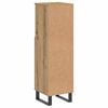 vidaXL Armoire de salle de bain chêne artisanal 30x30x100 cm
