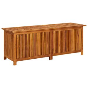 vidaXL Bo&icirc;te de rangement de jardin 150x50x58 cm Bois d'acacia solide