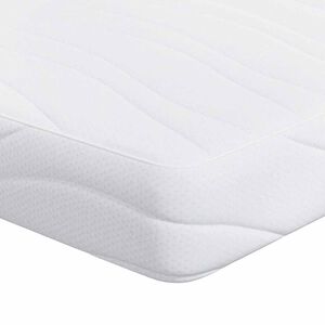 vidaXL Matelas Blanc 200 x 200 cm Tissu jacquard