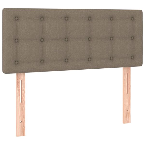 vidaXL T&ecirc;te de lit Taupe 100x5x78/88 cm Tissu