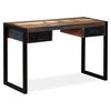 vidaXL Bureau avec 2 tiroirs Bois de récupération massif 120x50x76 cm