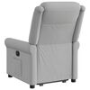 vidaXL Fauteuil inclinable gris nuage tissu