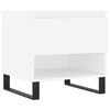 vidaXL Tables basses 2 pcs blanc 50x46x50 cm bois d'ing&eacute;nierie