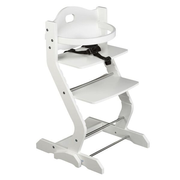 tiSsi Chaise haute pour b&eacute;b&eacute;s Blanc