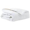 vidaXL Couette 135 x 220 cm Printemps, Automne Plume Blanc Respirant