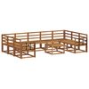 vidaXL Ensemble de canap&eacute;s d'ext&eacute;rieur 10 pcs Naturel