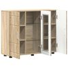 vidaXL Buffet Chêne sonoma 55,5 x 29 x 100 cm Bois d'ingénierie