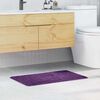 vidaXL Tapis de bain antidérapant Violet 50 x 80 cm PP