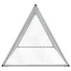 vidaXL Cage pour poules argent&eacute; 200x105x91 cm acier galvanis&eacute;