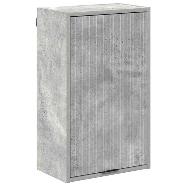 vidaXL Cabinet de salle de bain Gris béton 39 x 23,5 x 65 cm