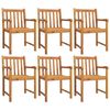 vidaXL Ensemble &agrave; manger de jardin 7 pcs Bois d'acacia solide