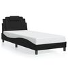 vidaXL Cadre de lit Viana avec LED sans matelas noir 80x200 cm