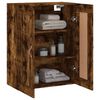 vidaXL Armoire murale ch&ecirc;ne fum&eacute; 69,5x34x90 cm bois d'ing&eacute;nierie