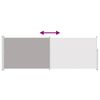 vidaXL Auvent lat&eacute;ral r&eacute;tractable 160 x 500 cm Gris
