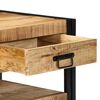 vidaXL Table basse 90x50x38 cm bois de manguier massif brut