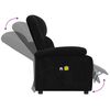 vidaXL Fauteuil électrique de massage Noir Velours