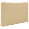 vidaXL Coussin de canap&eacute; d'ext&eacute;rieur 3 pcs Beige Polyester