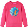 Sweatshirt pour enfants rose vif 140