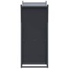 vidaXL Portant de bois chauffage anthracite 69,5x35x81 cm