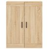 vidaXL Armoires murales 2 pcs ch&ecirc;ne sonoma bois d'ing&eacute;nierie