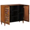 vidaXL Buffet avec porte Noyer 90 x 33,5 x 75 cm Bois de mangue massif