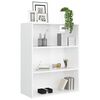 vidaXL Armoire murale suspendue Blanc brillant 69,5x32,5x90 cm