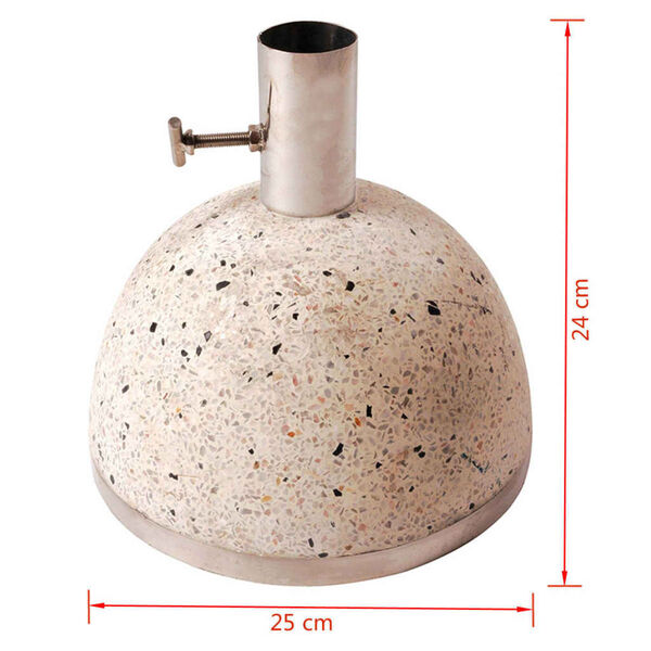 Esschert Design Pied de parasol 11,5 kg S blanc PV09