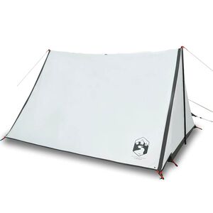 vidaXL Tente de camping 2 personnes blanc tissu occultant imperméable
