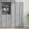 vidaXL Buffet haut sonoma gris 30x42,5x185 cm bois d'ingénierie