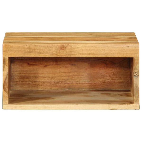 VidaXL Meuble TV mural 40x30x19 cm bois massif d'acacia