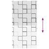 vidaXL Store enrouleur de douche 120x240 cm largeur du tissu 116 cm