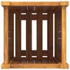 vidaXL Jardini&egrave;re avec doublure 31x31x75 cm bois massif d'acacia